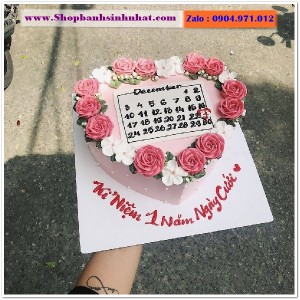 Bánh Sinh Nhật Cuốn Lịch - CL30